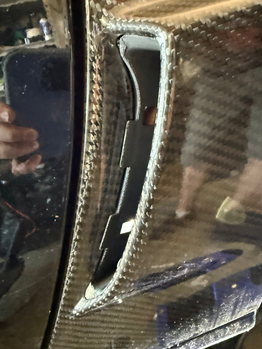 OEM-style C6 Corvette Rear Brake Scoop BRACKET (Inner)