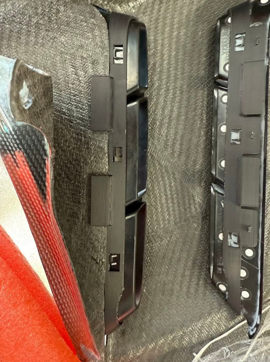 OEM-style C6 Corvette Z06 Front Inner Fender Vent Ornament Replicas