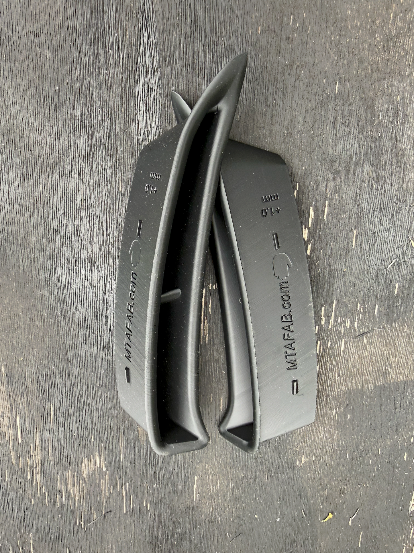 Complete REAR Kit - C6 Rear Wide-body Brake Scoops and Brackets.