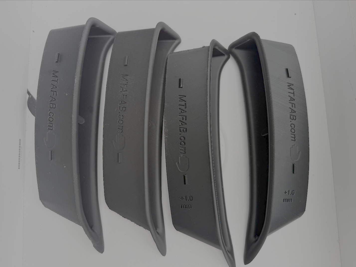 Complete REAR Kit - C6 Rear Wide-body Brake Scoops and Brackets.