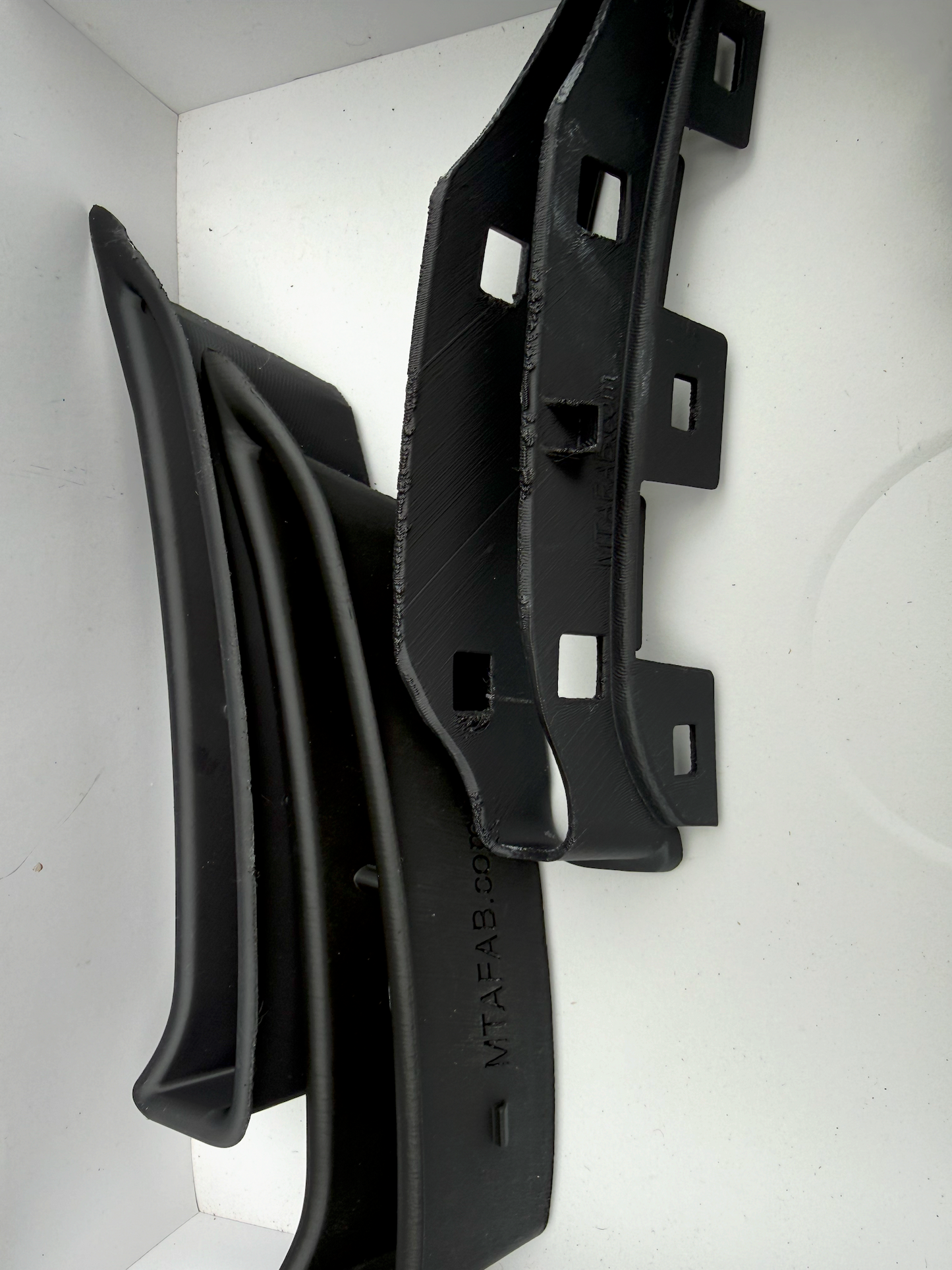 Complete REAR Kit - C6 Rear Wide-body Brake Scoops and Brackets.