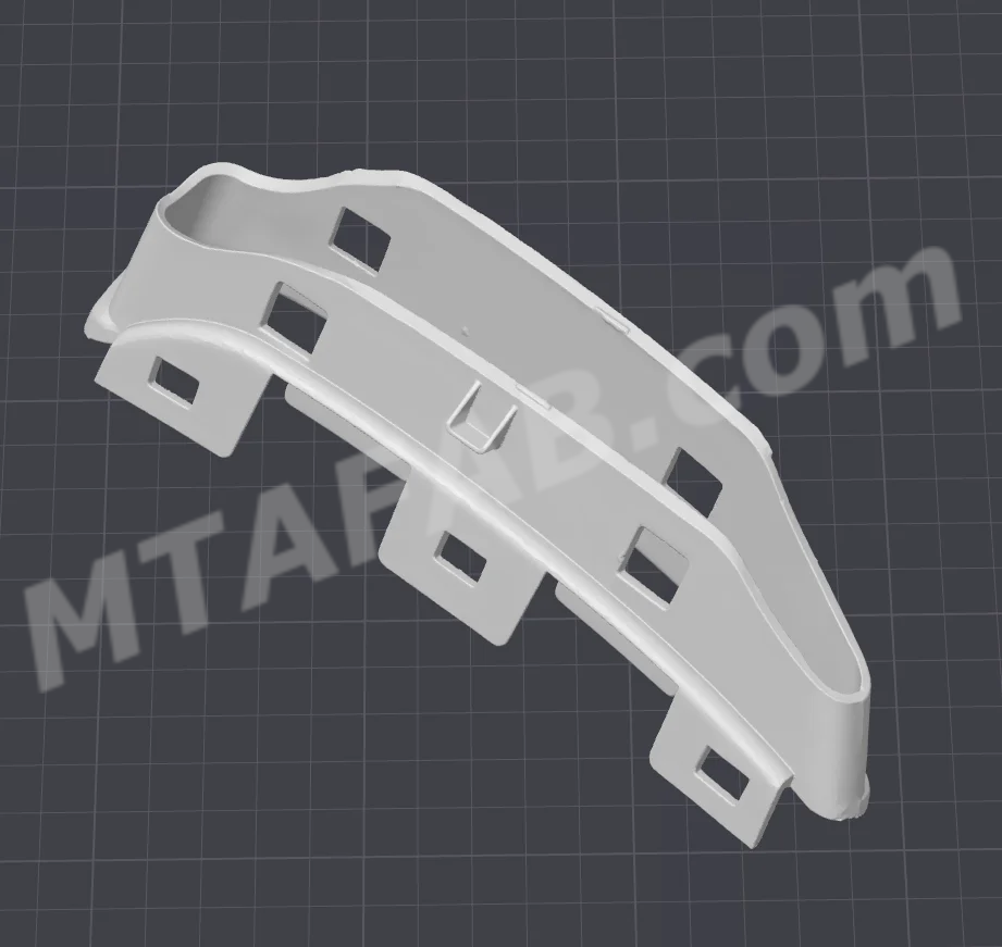 OEM-style C6 Corvette Rear Brake Scoop BRACKET (Inner)